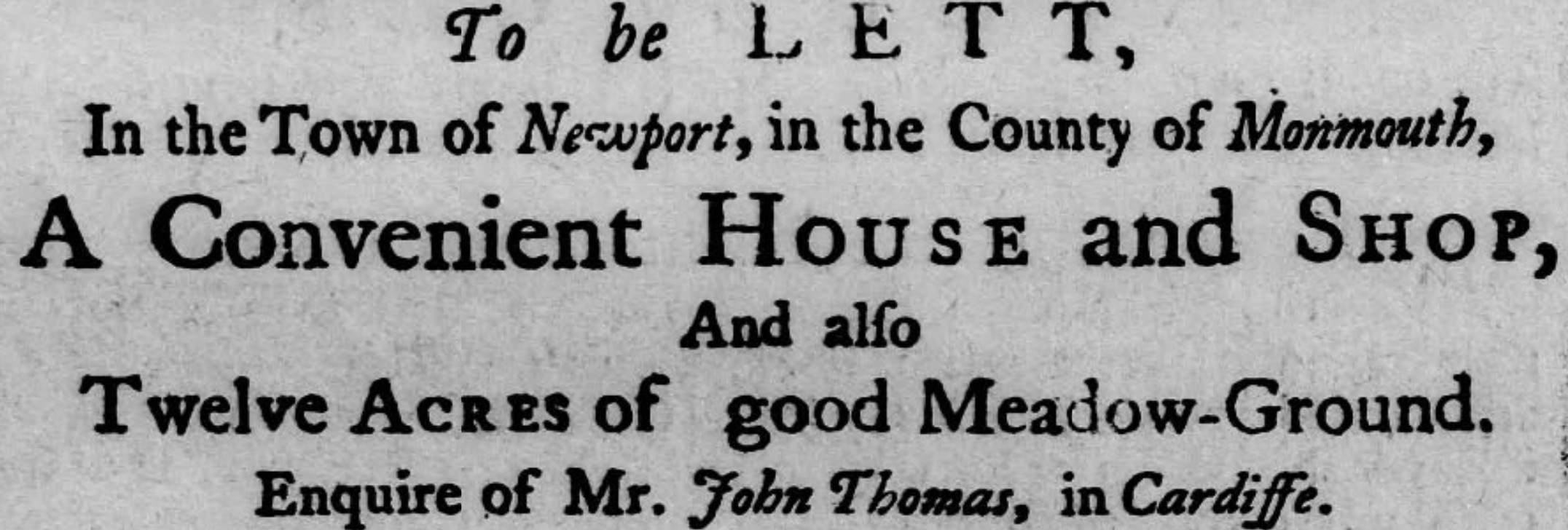 1750 Shop To Lett Notice