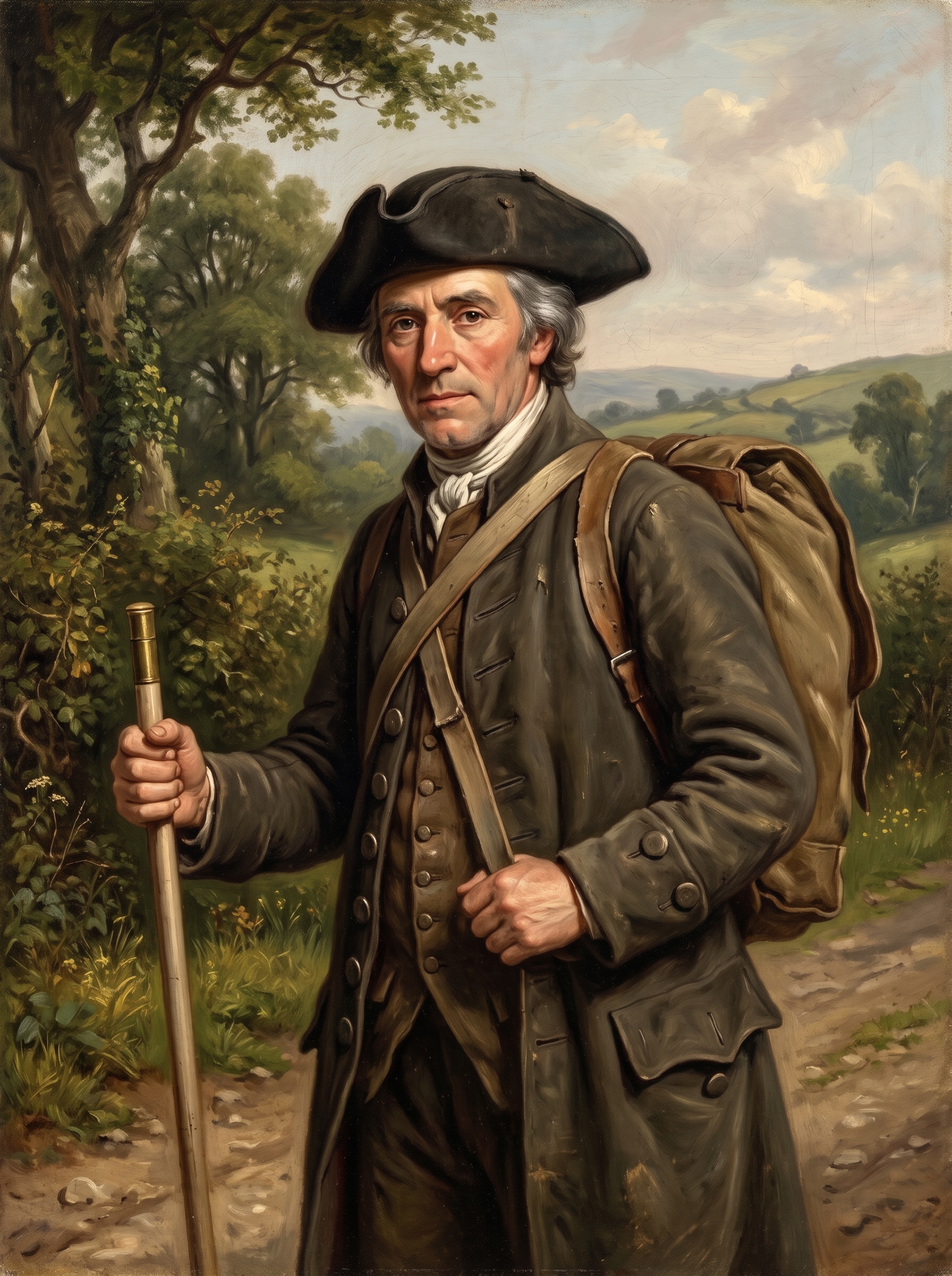 18th-century portrait of Alexander Semple, the Scotchman